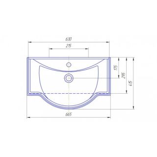 Угловая раковина Marko Стелла 40см белый 5022400